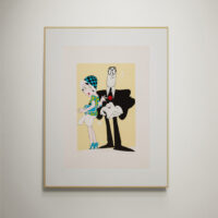 ZIRALDO - Homenagem a J Carlos (48cm x 66cm)